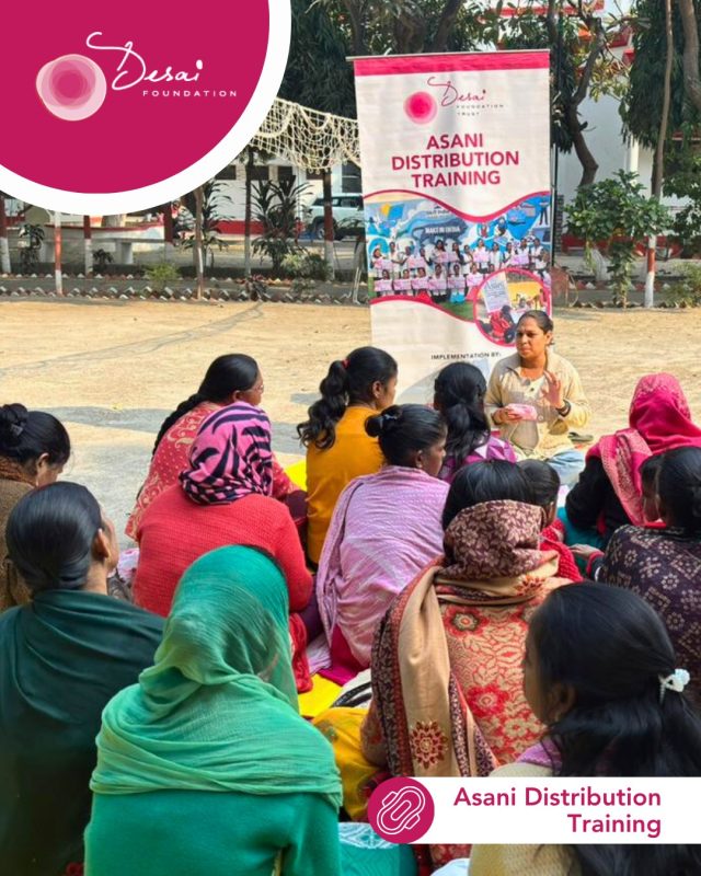 The Asani Sanitary Napkin Program is designed to advance menstrual equity while creating sustainable livelihood opportunities for women in rural India.

In this program, women participate in awareness and distribution training sessions, where they are equipped with the skills to distribute sanitary napkins within their villages. 

The training goes beyond distribution, it focuses on building trust-based relationships within communities and empowering women to lead conversations around menstrual health.

Through these sessions, women learn how to:
- Educate others about safe menstrual practices, 
- Break myths and stigma around menstruation, 
- Share information on which menstrual products to use and which to avoid
- Encourage informed and hygienic choices during periods

This model creates a dual impact. Women earn a livelihood through the distribution of sanitary napkins, while also emerging as community leaders, driving awareness, confidence, and dignity around menstruation from within their own villages.
By placing knowledge, leadership, and opportunity in the hands of women, the Asani Sanitary Napkin Program works toward a future where menstrual health is understood, accessible, and free from stigma.

#menstrualequity #breakingthestigma #dialoguearoundperiods #womenempowerment #ruraldevelopment #article21 #FundamentalRight #DesaiFoundation #DreamBeyond #Livelihood