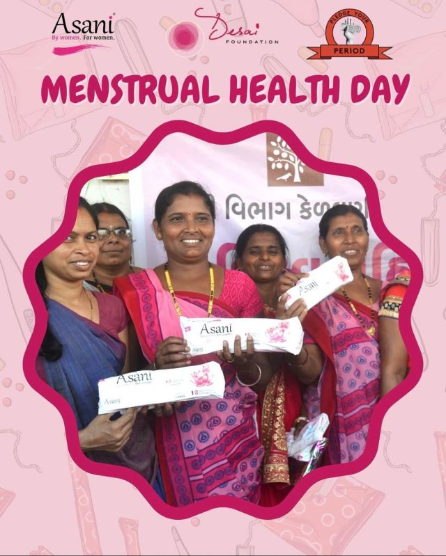 This Menstrual Health Day, let’s break the stigma and cultivate dignity. 🩸

At the Desai Foundation, we believe menstrual health is a human right, not a privilege.

From rural villages to underserved communities, we’re providing access to pads, education, and empowerment. But we can’t do it alone.

You can help us create a period-positive future: 
✅ Donate to support menstrual kits
✅ Sponsor awareness workshops
✅ Speak out to end the stigma
Join the movement by posting why you #PledgeYourPeriod. Whether you bleed or not, POST about menstruation to destigmatize it.  Use our templates or create your own post. Find the templates via the link in our bio.

#MenstrualHygieneDay #DesaiFoundation #MenstrualEquity #PeriodPositive #EndTheStigma #EmpowerWomen #HealthAndDignity