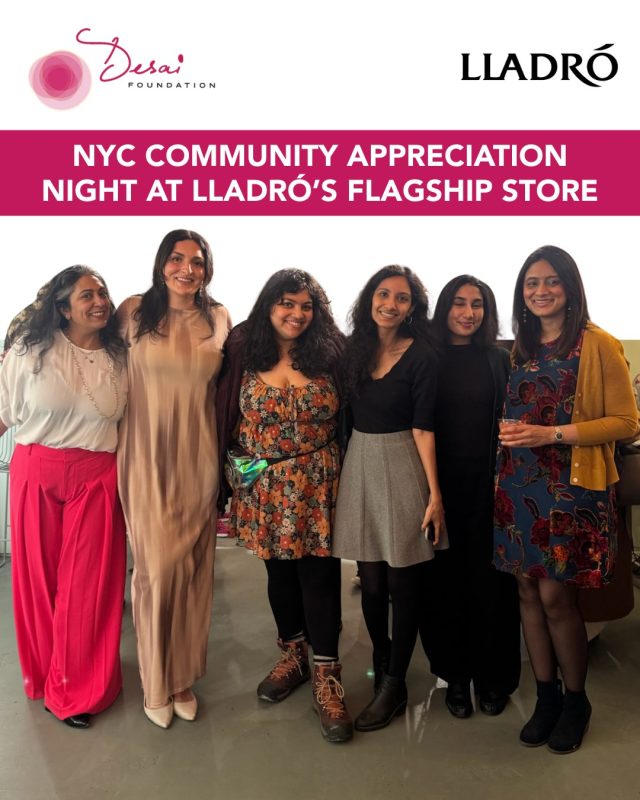 What an incredible evening in NYC at the @lladro flagship, celebrating progress, community, and the power of collective action. 

Thank you to everyone who joined us to celebrate India’s Supreme Court ruling recognizing menstrual hygiene as a fundamental right under Article 21 (Right to Life). It was so special to connect with our community of supporters, meet new faces, and feel the energy in a room full of people standing behind the women and girls of India. 💗

A heartfelt thank you to our amazing partners who made the evening so memorable:
🥂 @il_dottoregin and @michellelam.nyc for the signature premium gin cocktail
🥃 @rampursinglemalt and @eddie_worldwidemarketing 
🍪 @stitchedsweets_ for the beautiful custom Desai Foundation cookies that make an impact. Get them here! https://www.stitchedsweets.com/sweetimpact
🍴 @desigalli for the delicious food

A special thank you to @Lladro and their incredible team for hosting us and partnering with us for such a meaningful celebration.
This was so much fun. We can’t wait to see you next time! 💗

#DesaiFoundation #MenstrualEquity #NYCEvents #CommunityForChange #India #ImpactTogether #Lladro