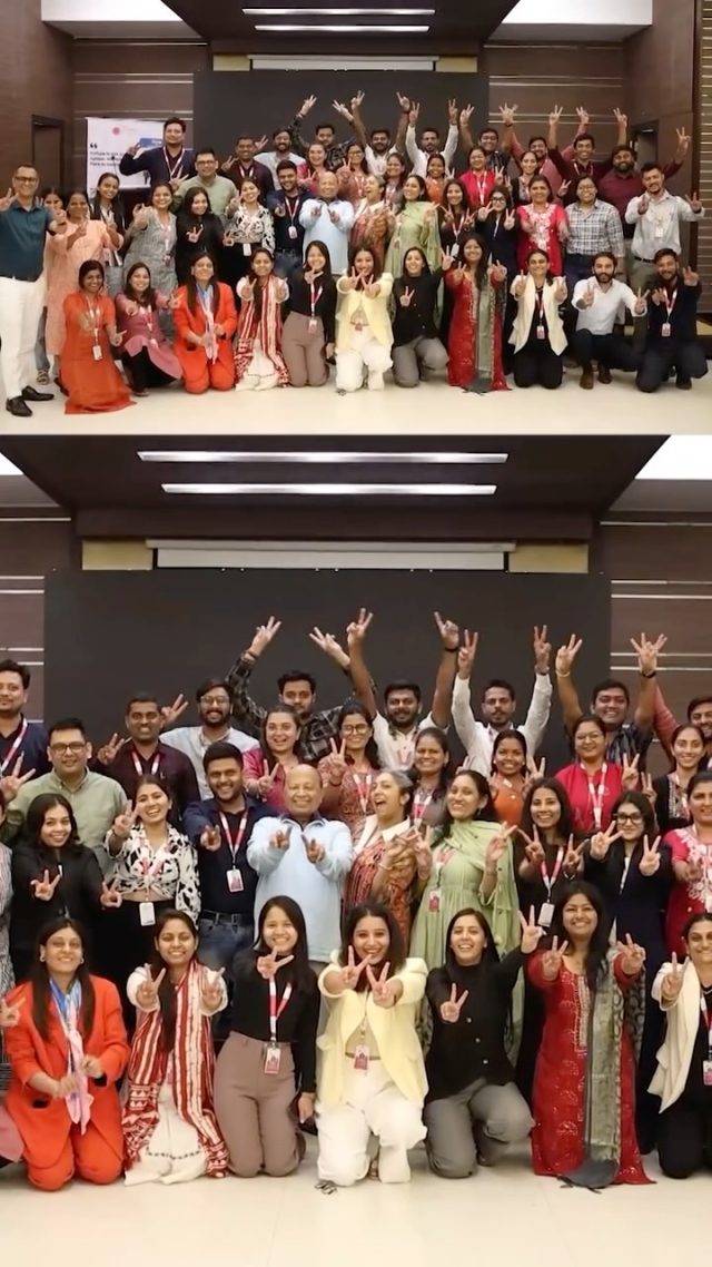 What happens when passionate people come together with a shared purpose? Possibility.
Our Daman retreat reignited our mission, strengthened bonds, and set the stage for the next phase of transformational impact. These retreats bring our team closer, deepen our shared purpose, and fuel our excitement to impact and empower millions more lives. 
So proud of this team, and excited for what’s to come.

#TeamDFT #Leadership #PowerOfPossibility #DesaiFoundation #NGO #11MillionlivesImpacted #Womenempowerment #sustainablelivelihoodprograms #Sharedpurpose #Mentrualequity #uplifting #ruralIndia