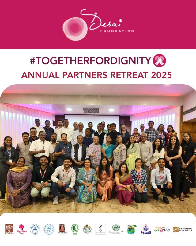 What an inspiring day it was at our DFT Partners’ Retreat 2025,  bringing together the Desai Foundation Trust’s leadership, team members and partner organizations leadership team from eight states under one roof.

The retreat served as a powerful space for reflection, collaboration, and celebration, reaffirming our shared mission to bring dignity, health, and opportunity to communities across India. 

Through thoughtful discussions, storytelling, and knowledge-sharing, we revisited our journey and reaffirmed our vision for the next decade, celebrated partner achievements and best practices, strengthened collaborations and built a unified approach toward our goals. 

Each conversation reminded us that true change is possible when we grow together, learning, innovating, and supporting one another every step of the way.

Here’s to stronger partnerships, shared purpose, and the continued journey of empowerment. 
@neeviitgn @scodwes.sirsi _.uvkm._ @diwaliben_trust @iit_gandhinagar @safe_society_official @gck_1989 

#DesaiFoundation #TogetherForDignity #PartnersRetreat2025 #EmpoweringCommunities  #Health #Livelihood #MenstrualEquity #dreambeyond #OneMissionOneMovement #StrongerTogether #SocialImpact #CommunityDevelopment #WomenEmpowerment #DFTImpact