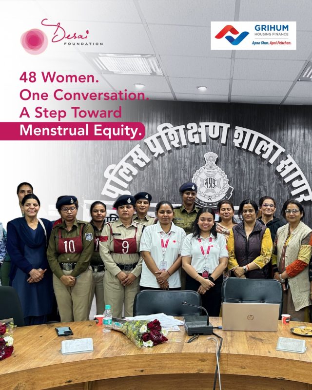 This Menstrual Hygiene Month, we conducted an online menstrual health awareness session for women police personnel in Madhya Pradesh under the CSR initiative of Grihum Housing Finance.

For many women, regardless of profession or achievement, conversations around menstruation were absent while growing up. Menstrual health awareness remains a right, not a privilege, and the Desai Foundation works every day to help make that right a reality. Earlier this year, the Supreme Court reaffirmed this principle, observing that menstrual health is not charity but an essential component of the right to life and dignity under Article 21 of the Constitution.

A total of 48 women police personnel participated in the session, engaging in discussions around menstrual health, myths, hygiene practices, menopause, and the importance of creating supportive environments for women and girls.

Because awareness is the first step toward dignity, health, and informed choices for all.

#MenstrualHygieneMonth #MenstrualEquity #RightsForAll #PeriodPositive #MHM2026 #CSR #WomenEmpowerment #GrihumHousingFinance #DesaiFoundation