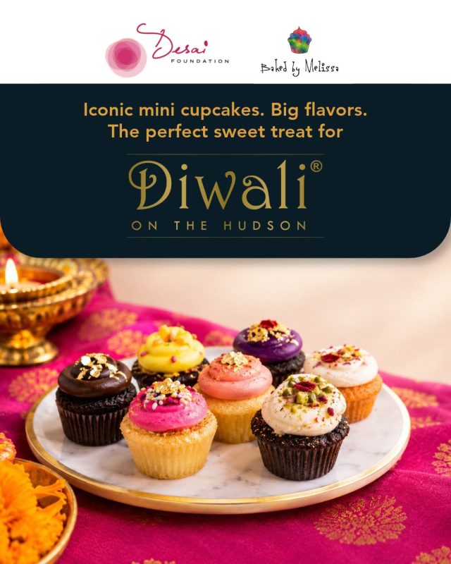 A little sweetness, a whole lot of joy! 🧁✨

We're delighted to have @bakedbymelissa as our Food & Beverage Sponsor for Diwali on the Hudson 2026! 💖

Known for their iconic mini cupcakes and big flavors, Baked by Melissa is bringing an extra sprinkle of sweetness to our celebration.

Every detail makes this evening special, from the people who come together to the partners who help make it possible.

Join us as we celebrate the spirit of Diwali, community, and the power of coming together for a brighter future for women and children across rural India.

📅 Thursday, October 22, 2026
📍 HK Hall, 605 West 48th Street, NYC
🎟️ Get your tickets through the link in our bio!

@melissabenishay 
#DiwaliOnTheHudson #BakedByMelissa #DesaiFoundation #DiwaliNYC