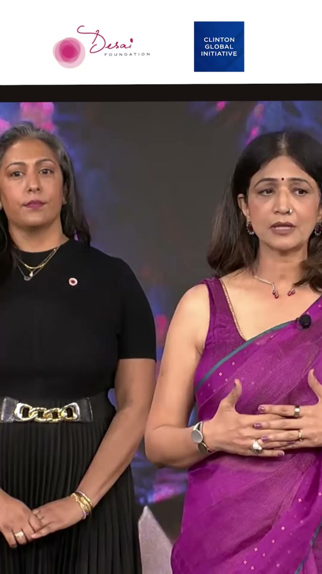 The Desai Foundation was honored to take the stage at the Clinton Global Initiative alongside our partners and friends at Girl Rising, bringing together a shared commitment to breaking down the barriers that keep girls from classrooms and opportunities.

This year, we were proud to spotlight our Commitment to Action through the award-winning Asani Sanitary Napkin Program, advancing menstrual equity, dignity, and economic opportunity for women and girls across rural India.
We’re also proud to be an implementing partner with Girl Rising for menstrual hygiene management programs across West Bengal. We’re excited to bring this work to more girls and communities.

We’re grateful to CGI and Girl Rising for creating spaces where collaboration can become meaningful action.

#CGI2026 #UNGA #DesaiFoundation #GirlRising #Asani #MenstrualEquity #GirlsEducation #Impact #India